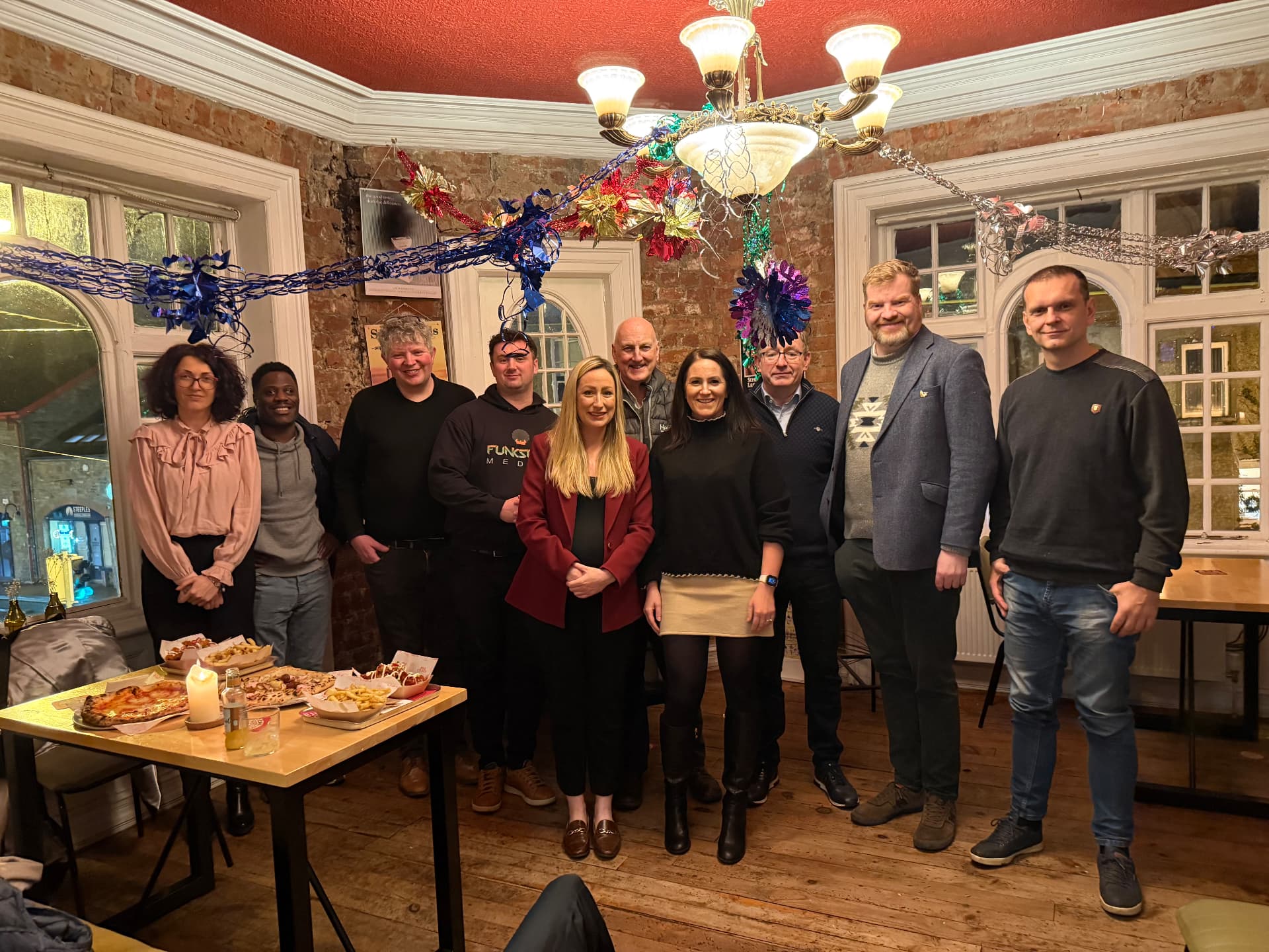Growth Network members at an evening gathering in Dundalk
