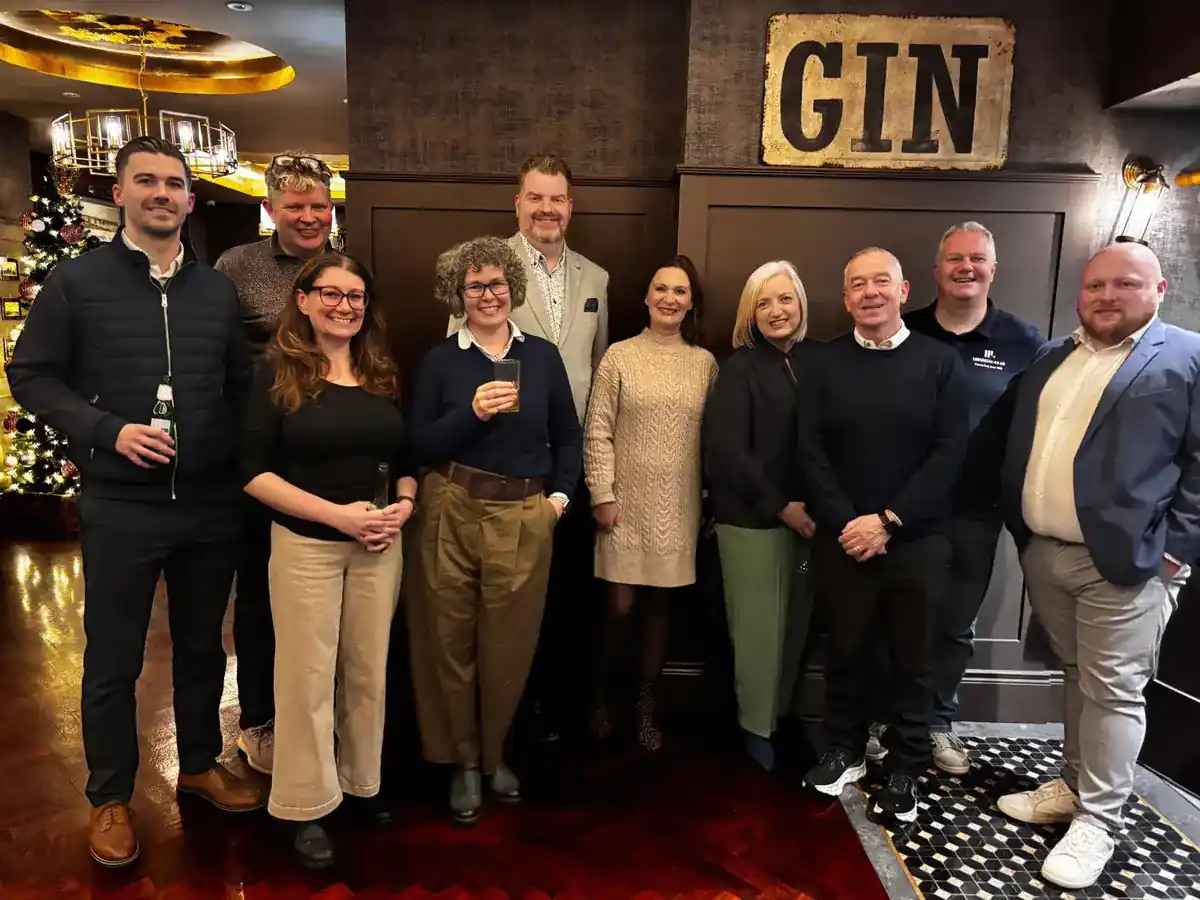 Growth Network members gathered at a social in Derry