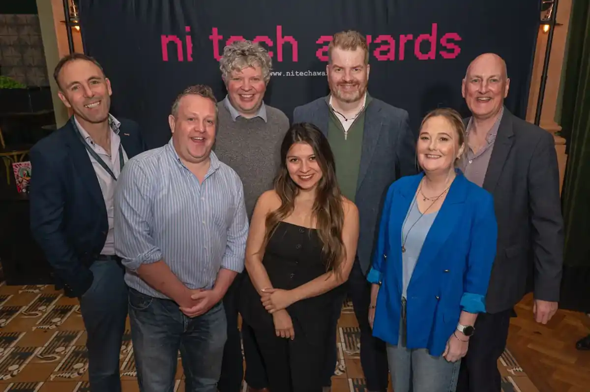 Growth Network members celebrating at the NI Tech Awards