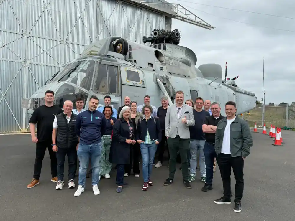 Growth Network members on a business tour at the Ulster Aviation Society